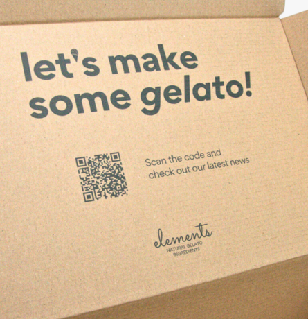 opakowanie fasonowe z nadrukiem wewnątrz opakowania qr kod drukuj nie tylko logo